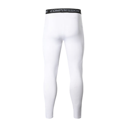 Patch Pocket Tight Pants Warm Fitness Pants Men's Quick-Drying Breathable Compression Pants Outdoor Cycling Running Leggings Sports Pants