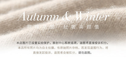 Autumn and Winter New Sweater Women's Half-turtleneck Long-sleeved Women's Top Loose Slimming All-match Sweater Pullover Sweater