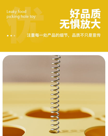 Cat Toy Interactive Play Tray Self-Entertainment Boredom-Relief Cat Toy Feather Bell Cat Teaser Stick Pet Educational Toy