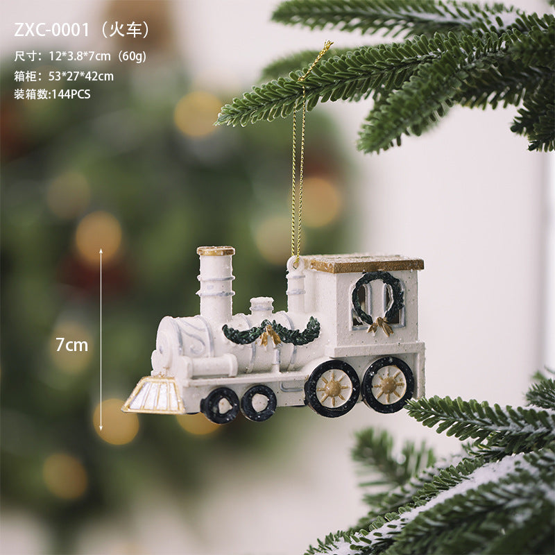 Christmas decoration small pendant gingerbread man plate House crutch car pendant Christmas tree Christmas wreath pendant