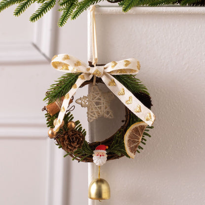 2026 New Christmas Decorations Christmas Bell Garland Pendant Christmas Tree Decorations Atmosphere Scene Hangings
