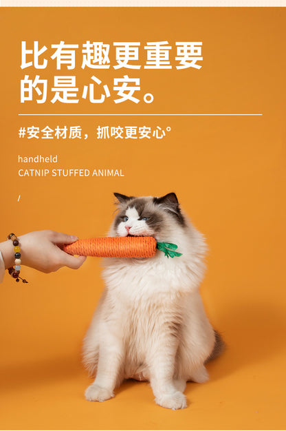 New bite cat toy self-hi cat toy bite-resistant sound relief artifact pet toy wholesale