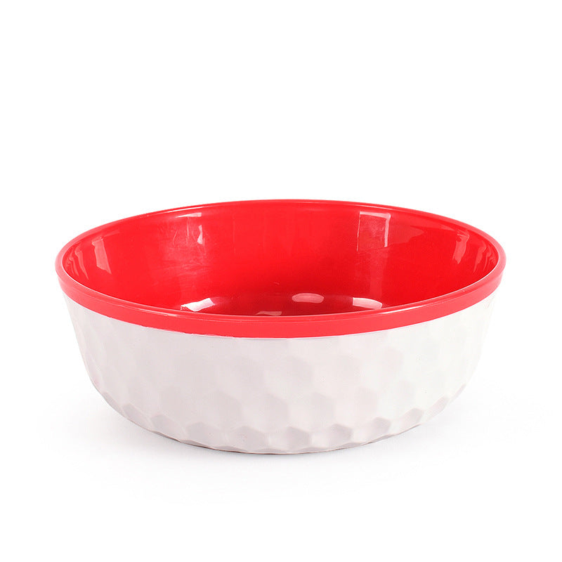 Thickened Pet Bowl, Easy to Clean, Large Dog Bowl, Two-Color Pet Food Set, Pp Material, Anti-Knock Over, Double Bowl for Dogs and Cats