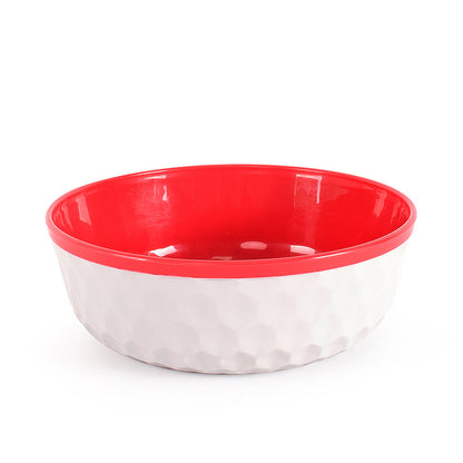 Thickened Pet Bowl, Easy to Clean, Large Dog Bowl, Two-Color Pet Food Set, Pp Material, Anti-Knock Over, Double Bowl for Dogs and Cats