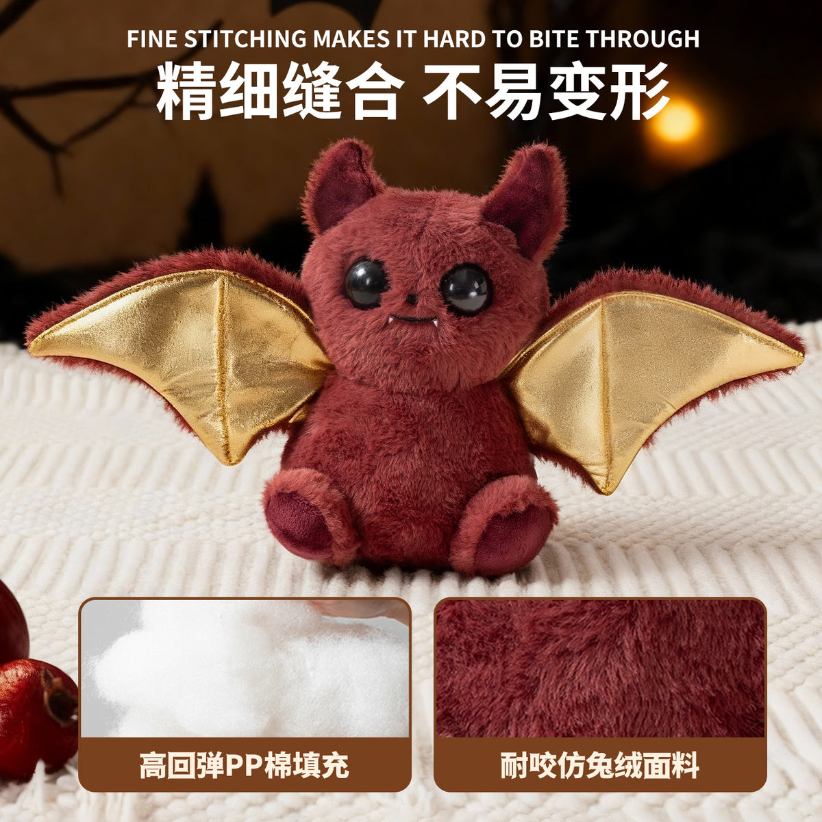 Cross-Border Amazon Dog Sounding Toy Halloween Plush Doll Self-Pleasure and Boredom Relief Artifact Bite-Resistant Teething Toy