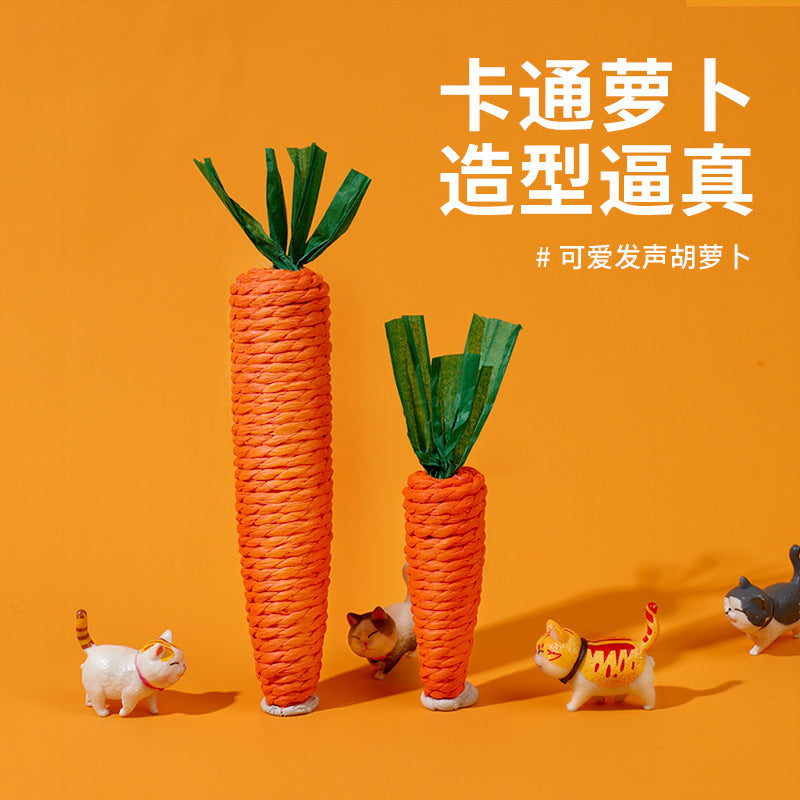 New bite cat toy self-hi cat toy bite-resistant sound relief artifact pet toy wholesale