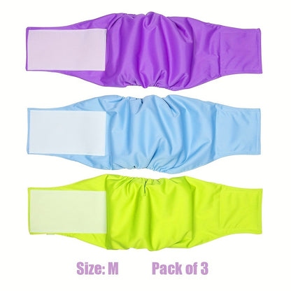 Pet Physiological Diapers, Cloth Diapers for Dogs, Sanitary Pants for Male Dogs, Washable Pee Pads for Small Dogs, Pet Clothing