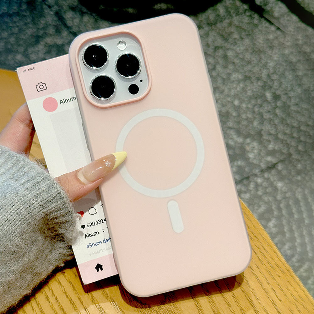 Suitable for Apple 18Promax Jelly Magnetic Phone Case Two-In-One Iphone16 Xiaomi 17 Huawei Protective Case
