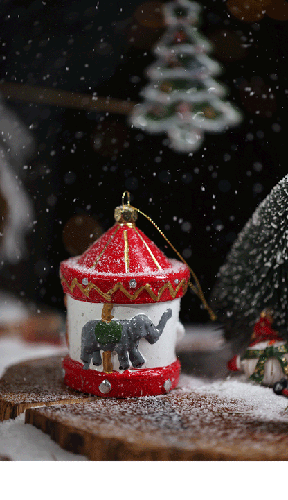 Christmas decoration small pendant gingerbread man plate House crutch car pendant Christmas tree Christmas wreath pendant