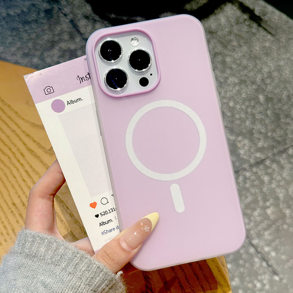Suitable for Apple 18Promax Jelly Magnetic Phone Case Two-In-One Iphone16 Xiaomi 17 Huawei Protective Case