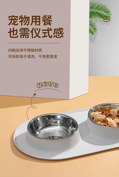 Silicone Pet Dog Bowl Placemat Cat and Dog Eating Non-Slip Anti-Splash Food Plate Mat Cat Bowl Dog Bowl Waterproof Tray