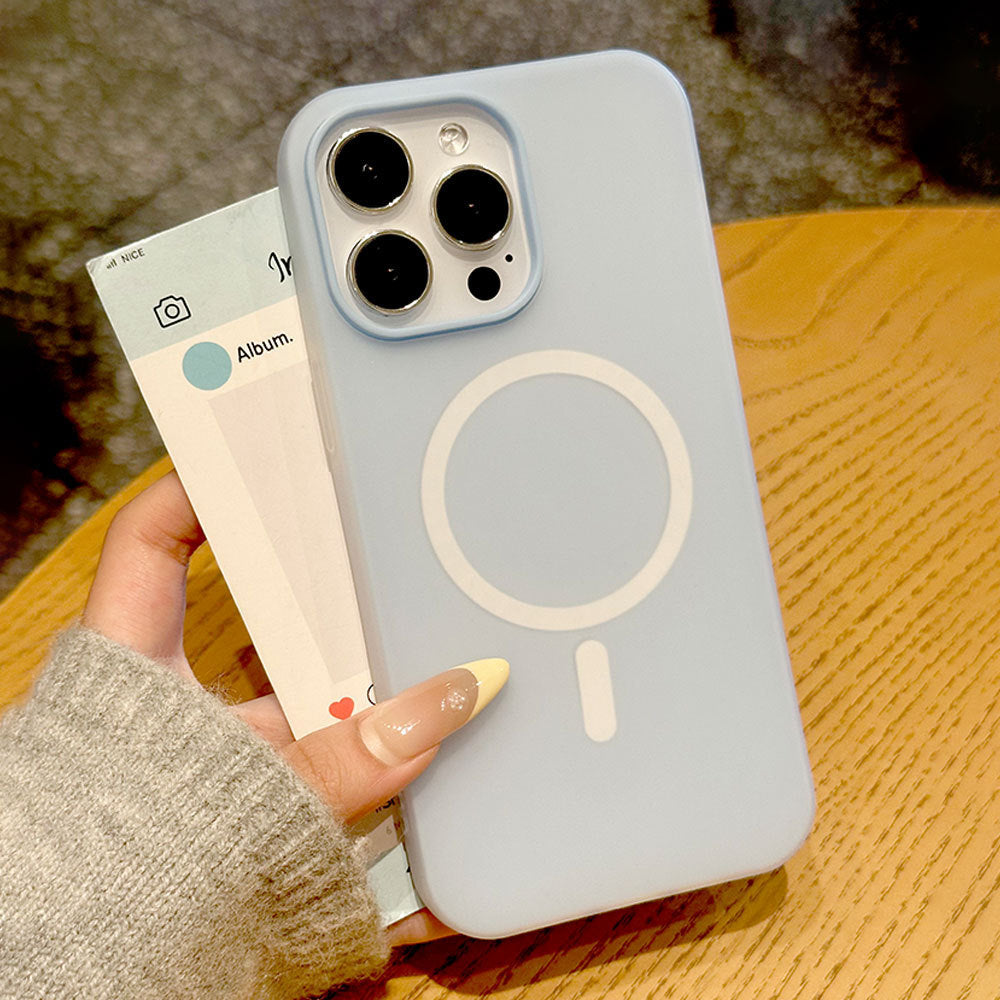 Suitable for Apple 18Promax Jelly Magnetic Phone Case Two-In-One Iphone16 Xiaomi 17 Huawei Protective Case