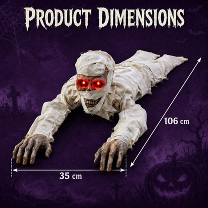 Halloween New Product Electric Crawling Ghost Decoration Props Toy Ornaments Cross-Border Horror Props Pumpkin Lantern