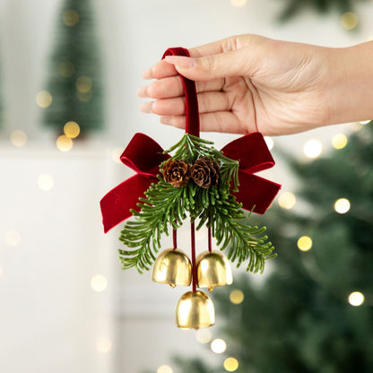 2026 New Christmas Decorations Christmas Bell Garland Pendant Christmas Tree Decorations Atmosphere Scene Hangings