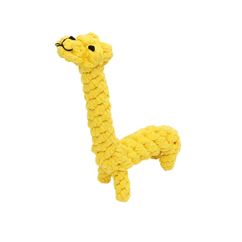 Pet Cotton Rope Toy Elephant Animal Dog Chew Rope Wholesale Teeth Grinding Training Chewing Interactive Pet Dog Toy Supplies