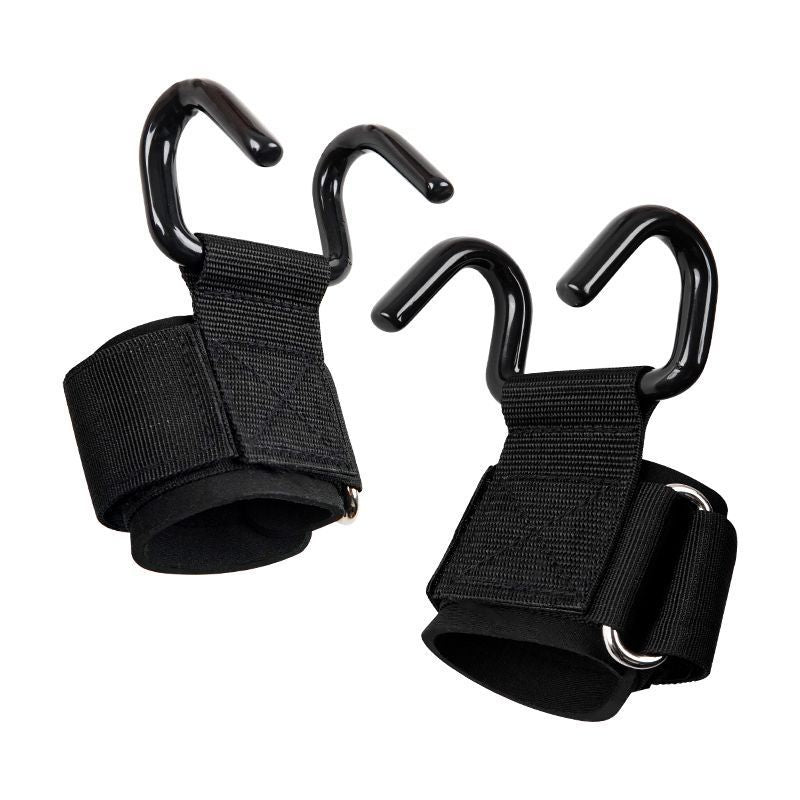 Pull-up booster hook fitness wristband grip hook gloves auxiliary with hard pull lifting lumbar horizontal bar anti-off device