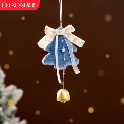 2026 New Christmas Decorations Christmas Bell Garland Pendant Christmas Tree Decorations Atmosphere Scene Hangings