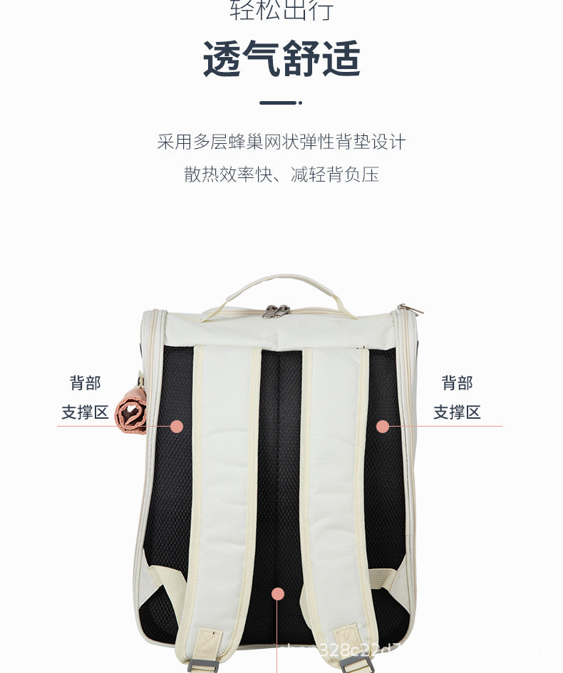 Pet Backpack, Portable Backpack for Outings, Cat Pet Bag, Large Capacity Space Capsule, Portable Canvas, Breathable and Comfortable
