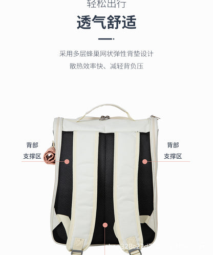 Pet Backpack, Portable Backpack for Outings, Cat Pet Bag, Large Capacity Space Capsule, Portable Canvas, Breathable and Comfortable