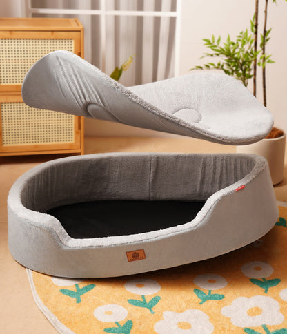 Four Seasons Universal Pet Kennel Medium-sized Dog Pet Kennel Pad Inner Mat Removable Litchi Leather Boat Kennel Cross-border Wholesale Exclusive