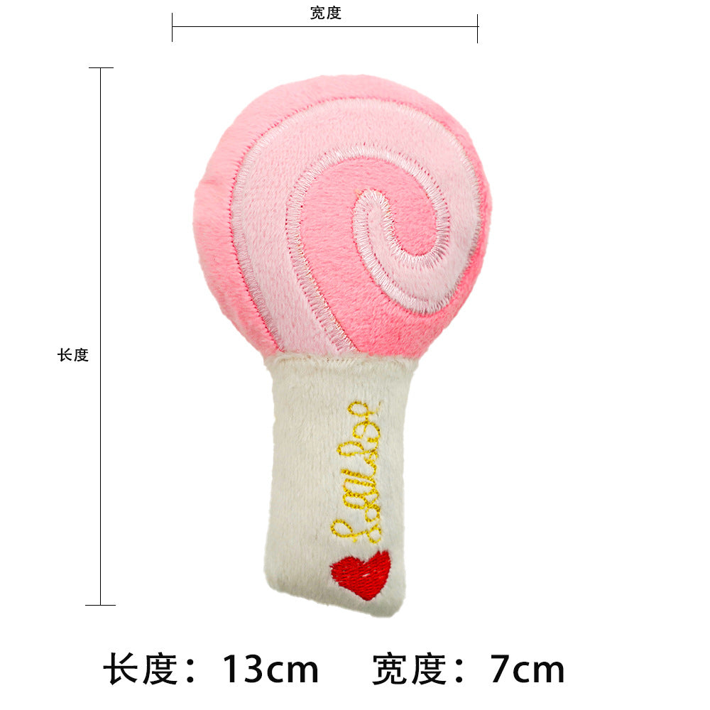 Digital Dog Manufacturer Direct Sales Dog Toys Cat Sound Toys Banana Carrot Chicken Leg Pet Cat Plush Shrimp Toys Cute