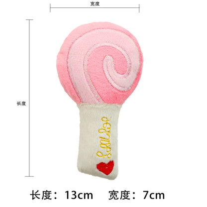 Digital Dog Manufacturer Direct Sales Dog Toys Cat Sound Toys Banana Carrot Chicken Leg Pet Cat Plush Shrimp Toys Cute