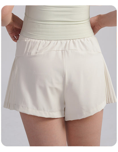 Loose Sports Shorts Summer High-Waisted Anti-Exposure Breathable Running Outdoor Pilates Yoga Three-Point Pants Thin Style