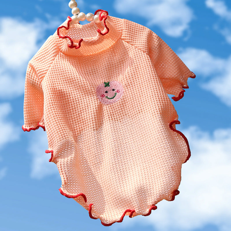 Spring and Summer Dog Cat Pet Clothes Base Shirt Autumn Two-legged Clothes Teddy Panda Home Clothes Dog Supplies Clothing