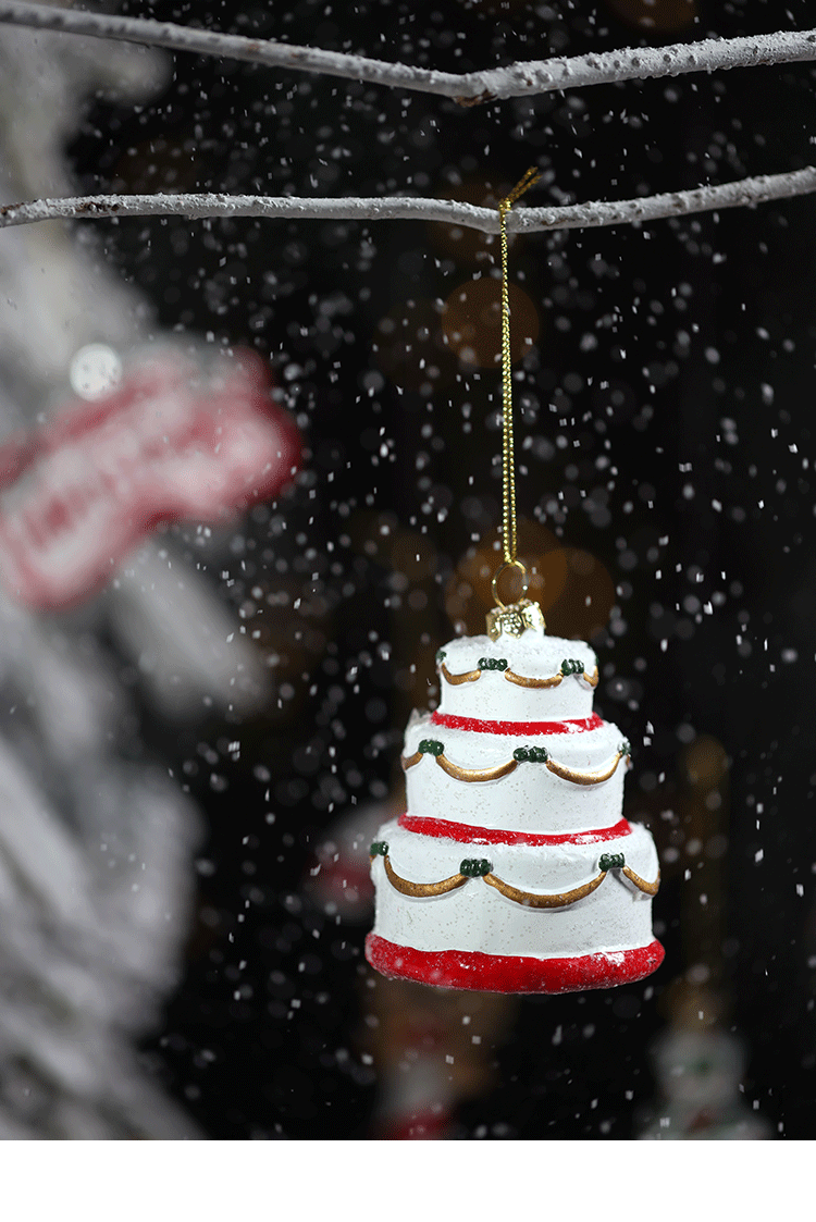 Christmas decoration small pendant gingerbread man plate House crutch car pendant Christmas tree Christmas wreath pendant