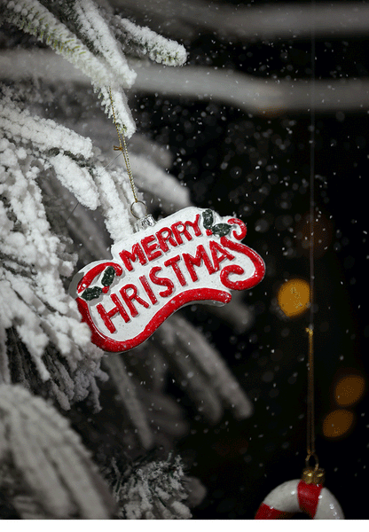 Christmas decoration small pendant gingerbread man plate House crutch car pendant Christmas tree Christmas wreath pendant