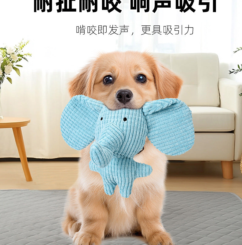Dog Toys, Bite-Resistant and Molar-Resistant Plush, Sound-Making Puppy Toys, Small and Medium-Sized Dog Pet Toys, Cross-Border Pet Supplies