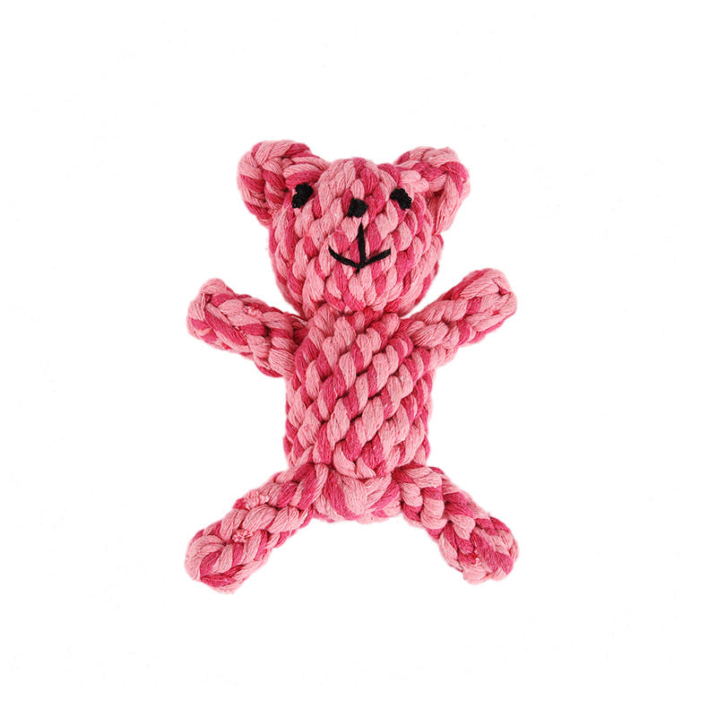 Pet Cotton Rope Toy Elephant Animal Dog Chew Rope Wholesale Teeth Grinding Training Chewing Interactive Pet Dog Toy Supplies