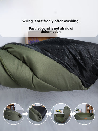 Cross-Border Popular Dog Bed and Mat, Moisture-Proof, Suitable for All Seasons, Dog Mattress, Pet Bed, Bite-Resistant Oxford Cloth, Factory Wholesale
