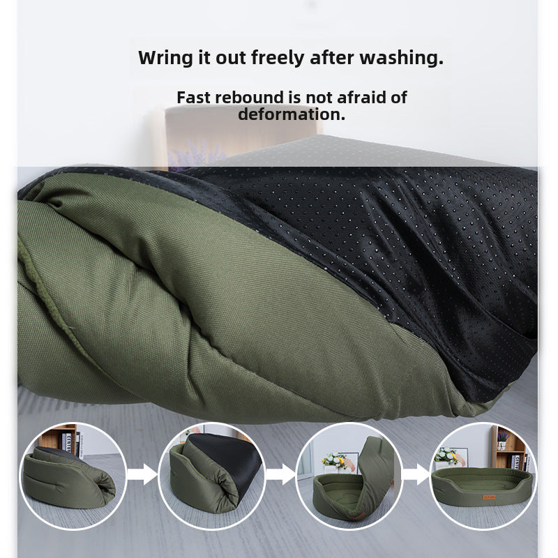Cross-Border Popular Dog Bed and Mat, Moisture-Proof, Suitable for All Seasons, Dog Mattress, Pet Bed, Bite-Resistant Oxford Cloth, Factory Wholesale
