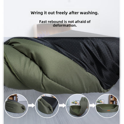 Cross-Border Popular Dog Bed and Mat, Moisture-Proof, Suitable for All Seasons, Dog Mattress, Pet Bed, Bite-Resistant Oxford Cloth, Factory Wholesale