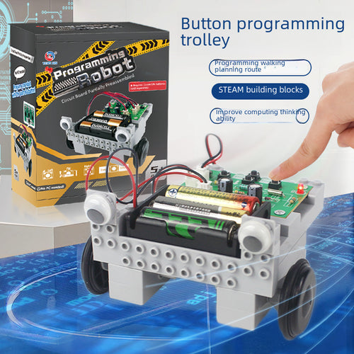 Artificial Intelligence Programming Car Elementary School Students Steam Children's Toys Science Laboratory Intelligent Enlightenment Educational Toys
