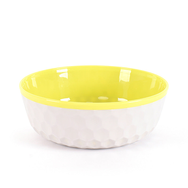 Thickened Pet Bowl, Easy to Clean, Large Dog Bowl, Two-Color Pet Food Set, Pp Material, Anti-Knock Over, Double Bowl for Dogs and Cats
