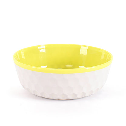Thickened Pet Bowl, Easy to Clean, Large Dog Bowl, Two-Color Pet Food Set, Pp Material, Anti-Knock Over, Double Bowl for Dogs and Cats