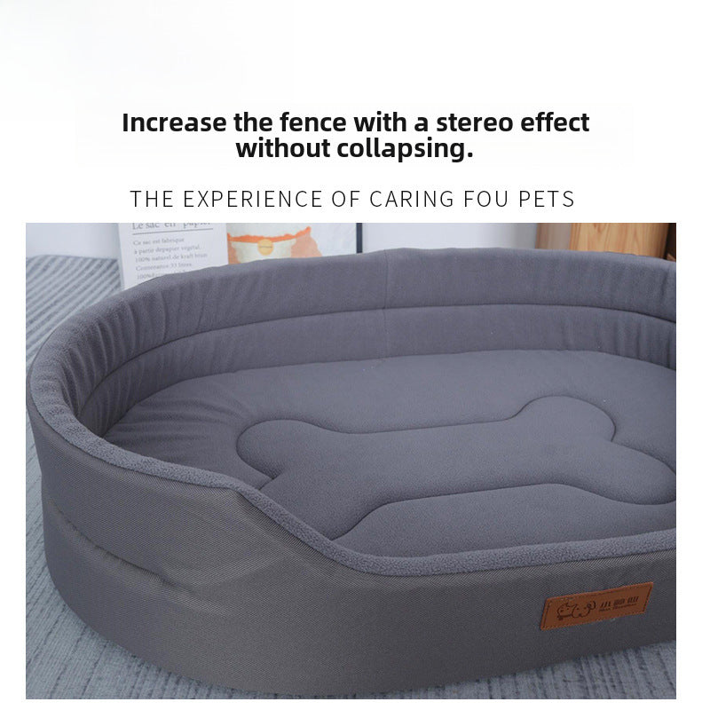 Cross-Border Popular Dog Bed and Mat, Moisture-Proof, Suitable for All Seasons, Dog Mattress, Pet Bed, Bite-Resistant Oxford Cloth, Factory Wholesale