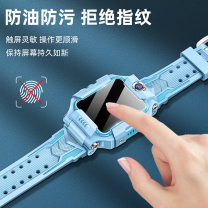 Suitable for little genius D2/Q1A children's watch screen film D3 HD scratch-resistant protective film explosion-proof tempered film Z8