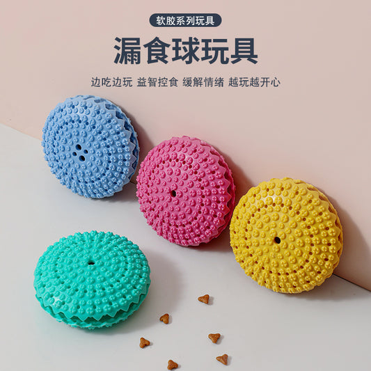 Dog Leakage Food Toy Educational Leakage Ball Tumbler Keki Golden Hair Small Dog Training Snacks Hidden Food Wholesale