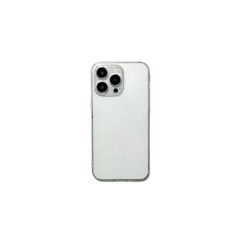 Highly Transparent Material Suitable for Apple 17Promax Transparent Mobile Phone Case Iphone16 Fine Hole Anti-Fall Protective Cover 15