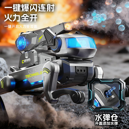 Remote Control Ai Smart Toy Robot Dog Children's Water Bomb Mechanical Dog Toy Companion Interactive Programming Birthday Gift