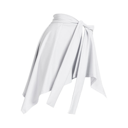 Yoga Hip Covering Skirt Sports Fart Covering Curtain Quick-drying Fitness Skirt Shawl Running Lace-up Anti-light Skirt