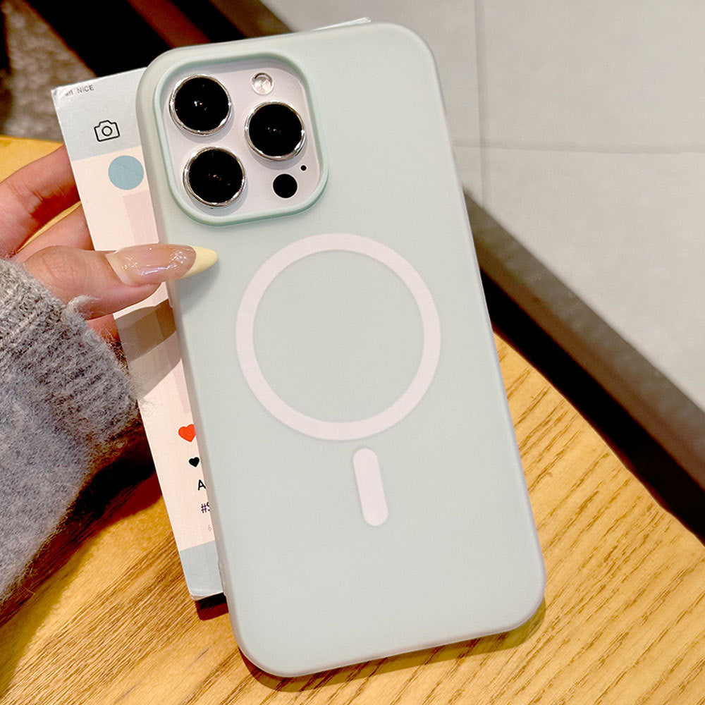 Suitable for Apple 18Promax Jelly Magnetic Phone Case Two-In-One Iphone16 Xiaomi 17 Huawei Protective Case