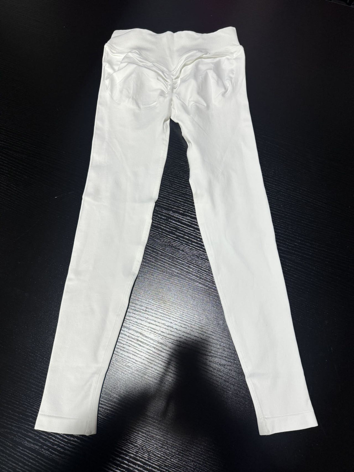 Cross-Border European and American High-Waisted Peach-Waist Leggings Yoga Pants Butt Lift Tummy Control High-Elastic Fitness Pants Yoga Wear