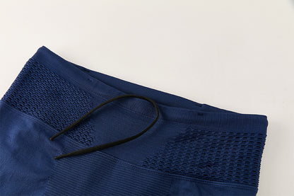 Summer Marathon Men's and Women's Quick-drying Running Shorts Sports Tight Stretch Compression Pants Morning Run Fitness Shorts