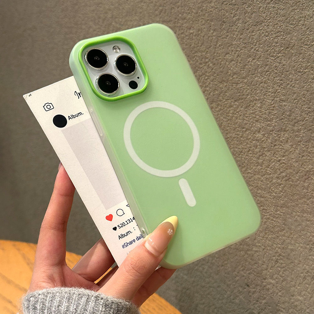 Suitable for Apple 18Promax Jelly Magnetic Phone Case Two-In-One Iphone16 Xiaomi 17 Huawei Protective Case