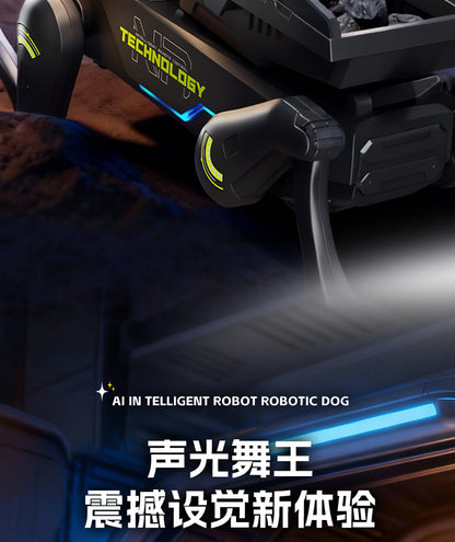 Remote Control Ai Smart Toy Robot Dog Children's Water Bomb Mechanical Dog Toy Companion Interactive Programming Birthday Gift