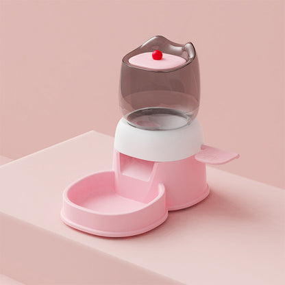 Automatic Pet Feeder for Cats and Dogs, Large-Capacity Foot-Operated Food Dispenser, Pet Push-Type Feeder, Pet Bowl